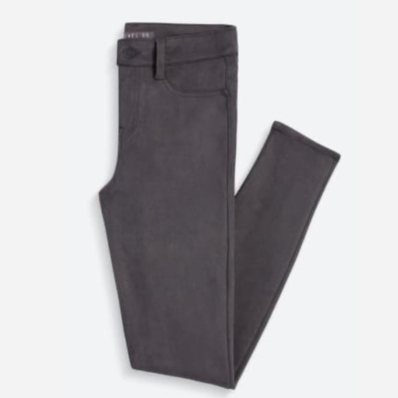 NWT Level 99 Mora Sueded Skinny Pant Grey Size 6 - Picture 3 of 12